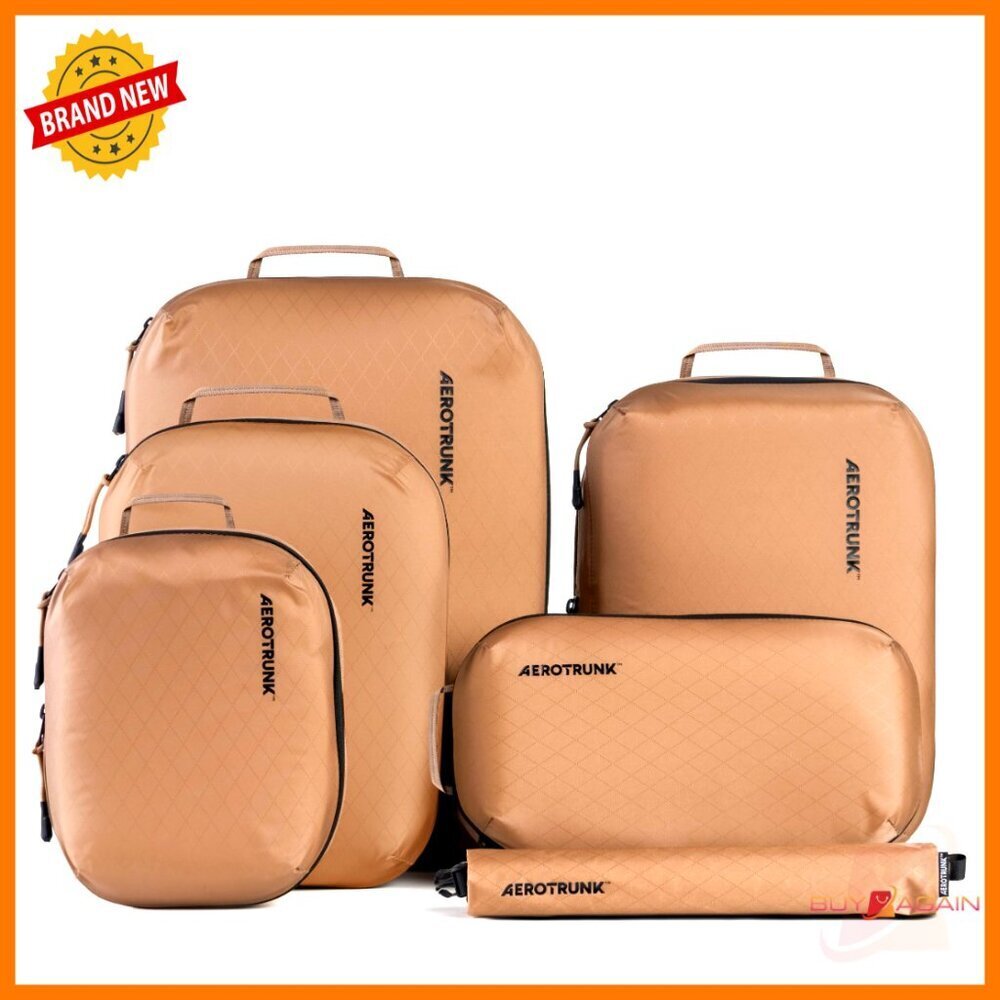 Ultralight Compression Packing Cubes Set, Travel Organizer for Luggage